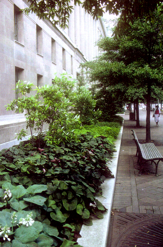 OvS plantings surround Federal office buildings © OvS